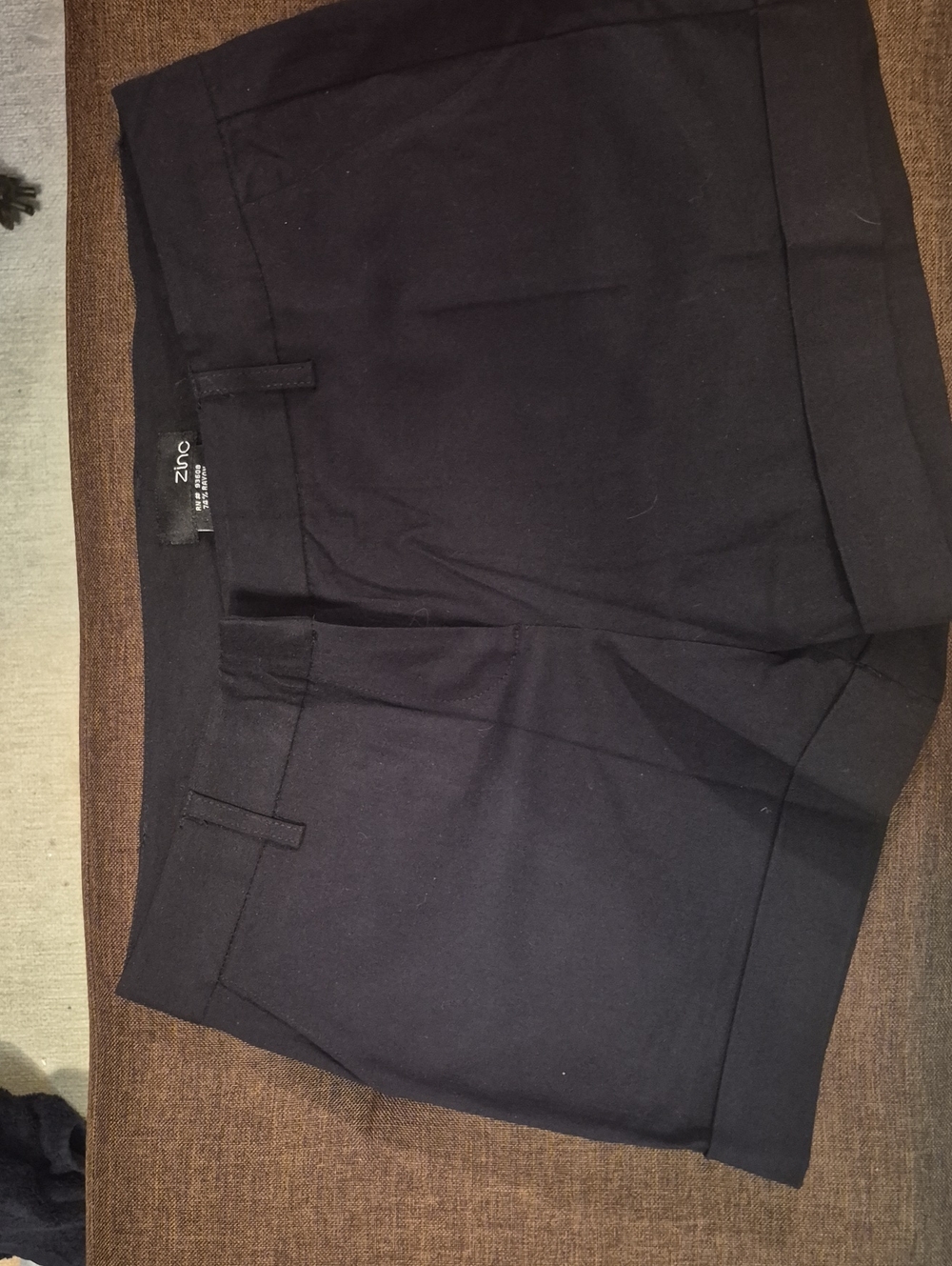 Zara Navy Flat-Front Men’s Shorts